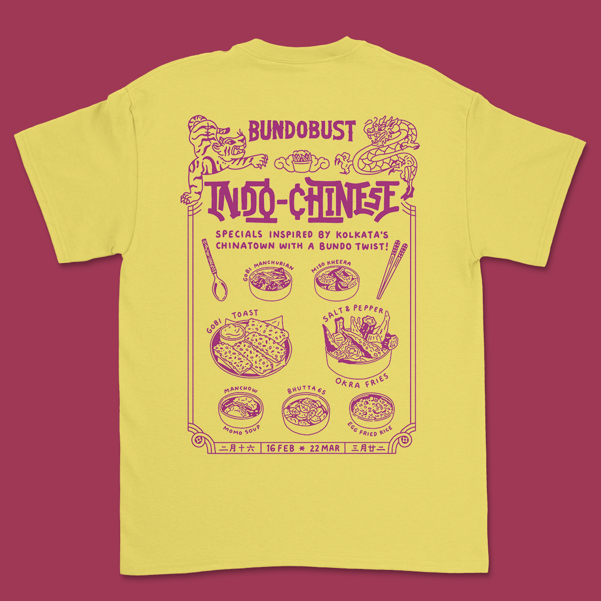 INDO-CHINESE SPECIALS T-SHIRT